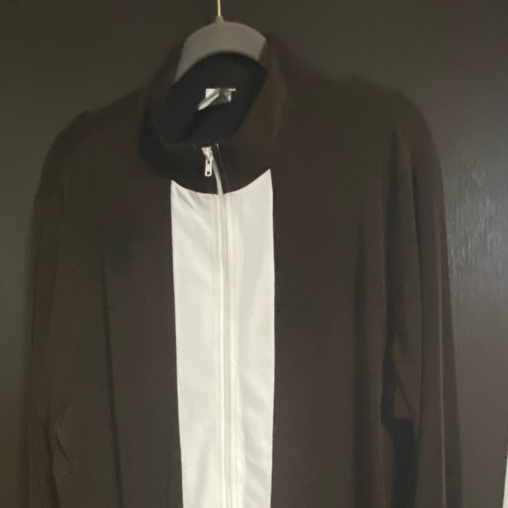 ‘Roaman’s’ Color Block Jacket (Plus)